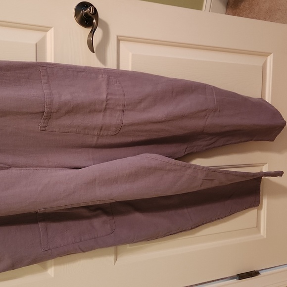 Gray bibs overalls with black butterflies. Size XL great condition - Picture 2 of 6